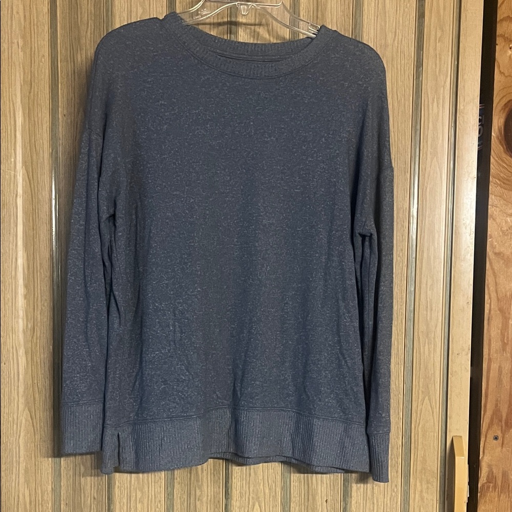 Time and Tru Men's Charcoal Crewneck Sweater